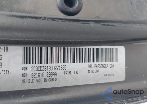 2018 Dodge Challenger R/T from USA, damaged, VIN 2C3CDZBT8JH271855